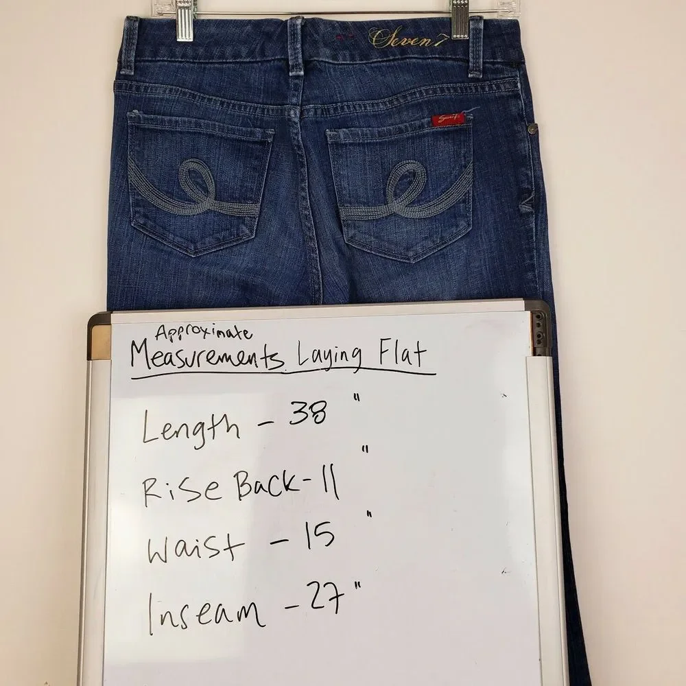 Seven7 Women's Bootcut Jeans Medium Wash Size 30W x 27L‎